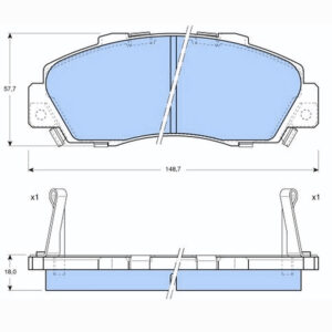 Δισκόφρενα ZTEC+ για Honda,Rover